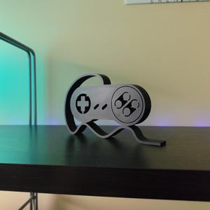 Super Nintendo, figurine manette SNES, décoration de jeu, noir, décoration, cadeau pour joueur