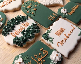 12 Nikkah Mubarak Sugar Cookies