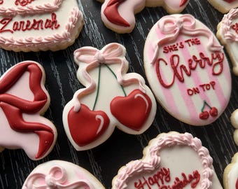 Happy Birthday Custom sugar cookies