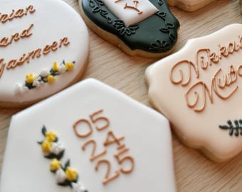 12 Nikkah Mubarak Sugar Cookies