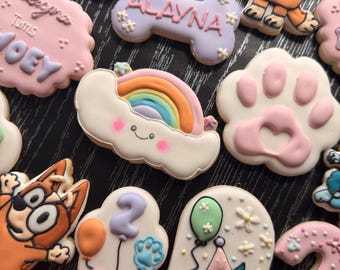 Bluey Birthday Custom sugar cookies