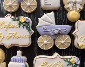 Baby in Bloom Sugar Cookies