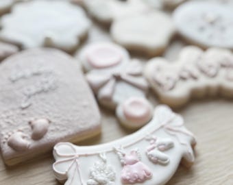 Custom Baby Announcement Sugar Cookies: Aqeeqah, Welcome Baby