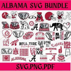 Alabama Svg Bundle, Alabama Sign Svg, Alabama Football Svg, Alabama Png Bundle, Alabama Svg, Alabama State Svg, Alabama Png, Roll Tide Svg,