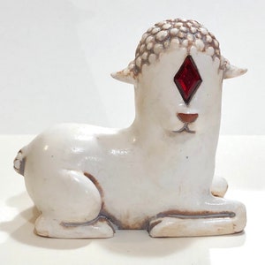 Lamsrelikwie Cadeaus voor hem Cadeaus voor haar Verzamelfiguur Geboortesteendier
