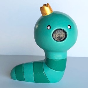 Kawaii Worm King Gift for Him Gift for Her