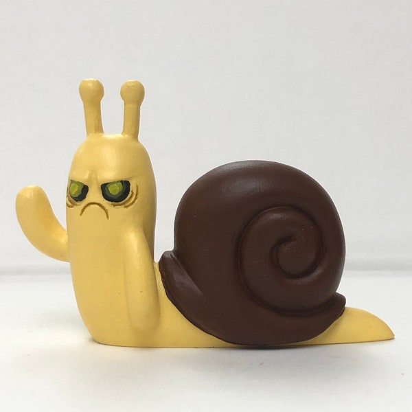Sculpture d'escargot en résine Fan Art déco Cadeaux pour lui Cadeaux pour elle