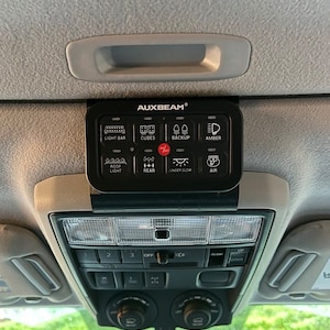 Montaje del panel de interruptores Captain para Toyota 4Runner 2010-2024 (compatible con Auxbeam/Mictuning)