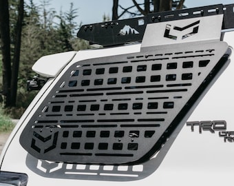 Panel exterior MOLLE de acero inoxidable para Toyota 4Runner 2010-2024