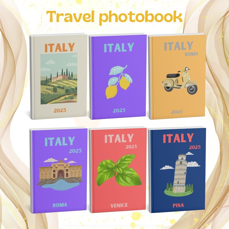 50+ Italy Editable Travel Photobook A4 Size, Decorative Coffee Table ...