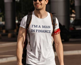 私は金融業界の男です Tシャツ