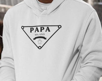 Vintage 90s PRADA Men's Italy 1/3 Zip Wool Sweater With