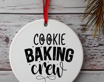 Christmas Ornament Celebrate Gift Christmas Tree Ornament for Christmas Tree Cookie Baking Crew