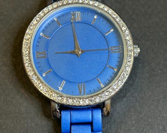 Orologio da donna alla moda blu Kessaris