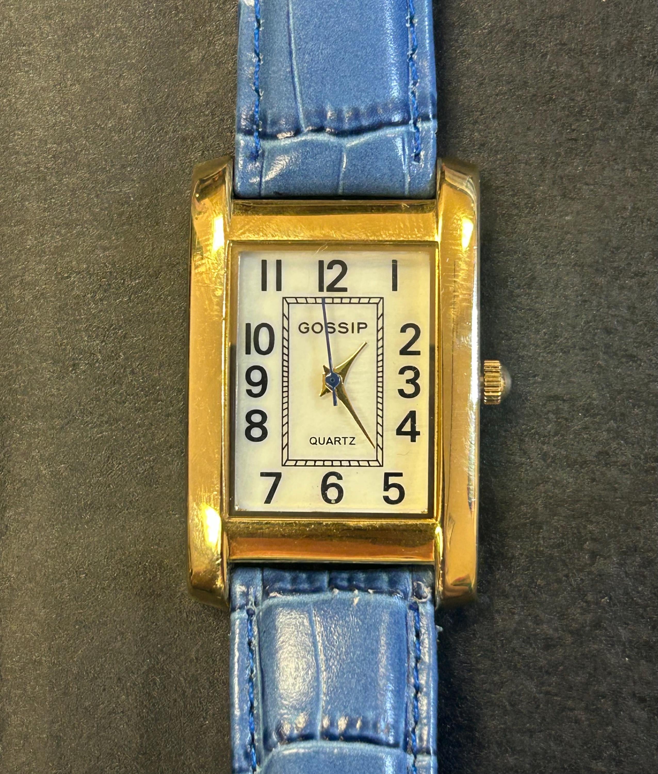 Gossip Interchangeable 2-Watch Set 2 Heads 6 Bands Gold Silver Tone Multi Tested Gossip Watches - Etsy main image 3