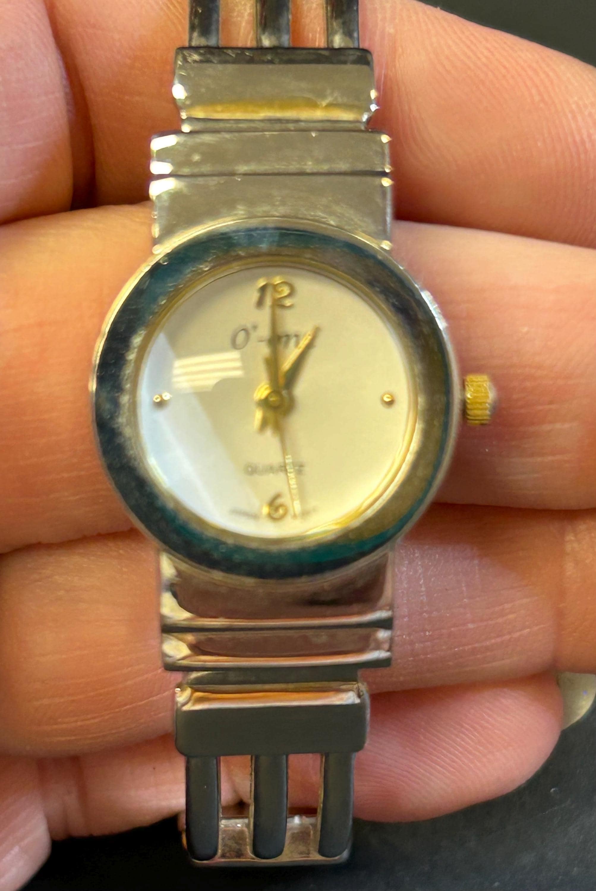 Womans Vintage O’one cuff band watch