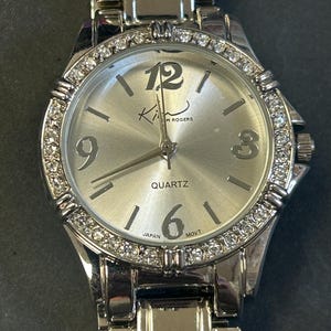 Kim Rogers Multi-colored Crystal Bezel Ring Watch Working New Battery Kim Rogers Watch - Etsy main image 2