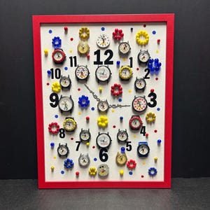 Handmade Disney Mickey Mouse Clock Art/wall hanging