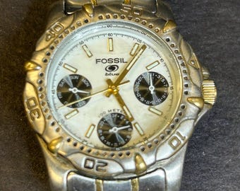 Ladies Vintage Fossil Blue watch