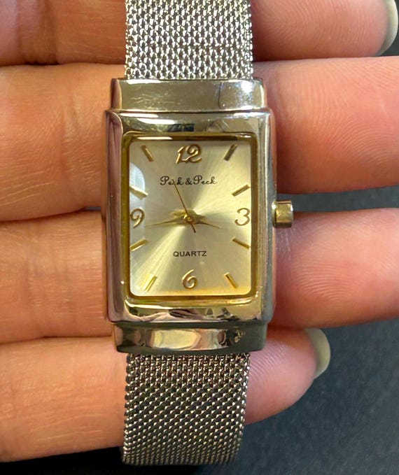 Ladies Vintage Peck & Peck Cuff Watch - Etsy display picture 1