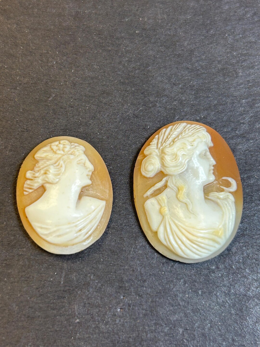 Coquillage Véritable Camé (ou Camée) - Bijou Occasion - Détails à Vérifier