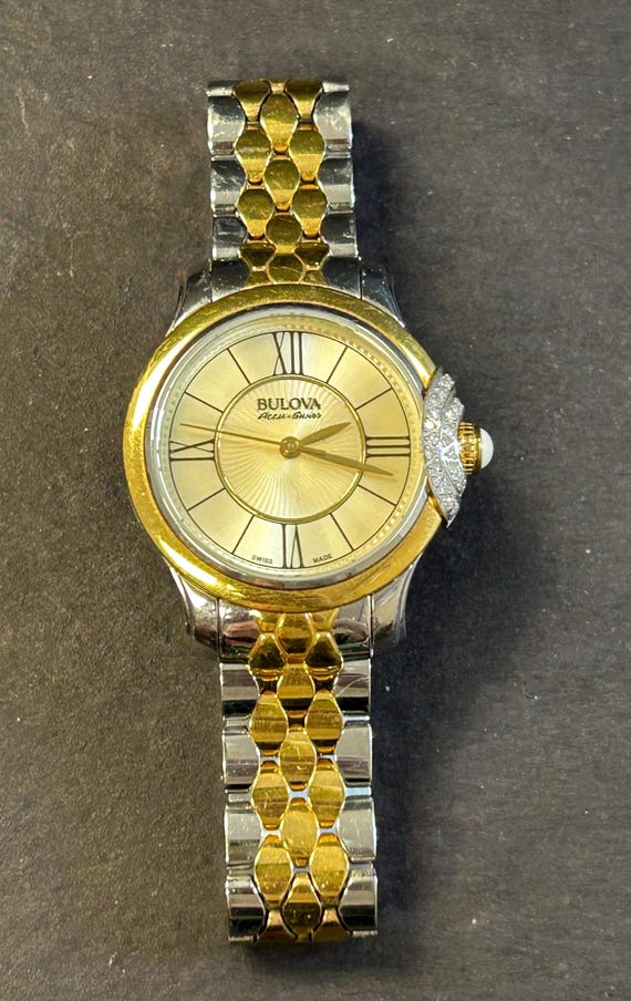 Ladies Bulova Accu Swiss Diamond watch
