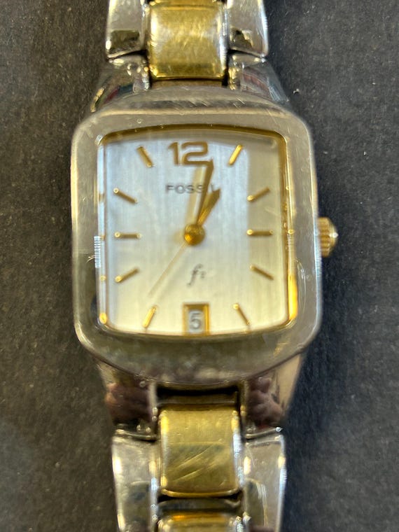 Womens Fossil F2 Two Tone Dress Watch - Etsy display picture 3