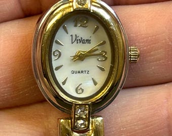 Vintage Vivani Damen Armreif Uhr