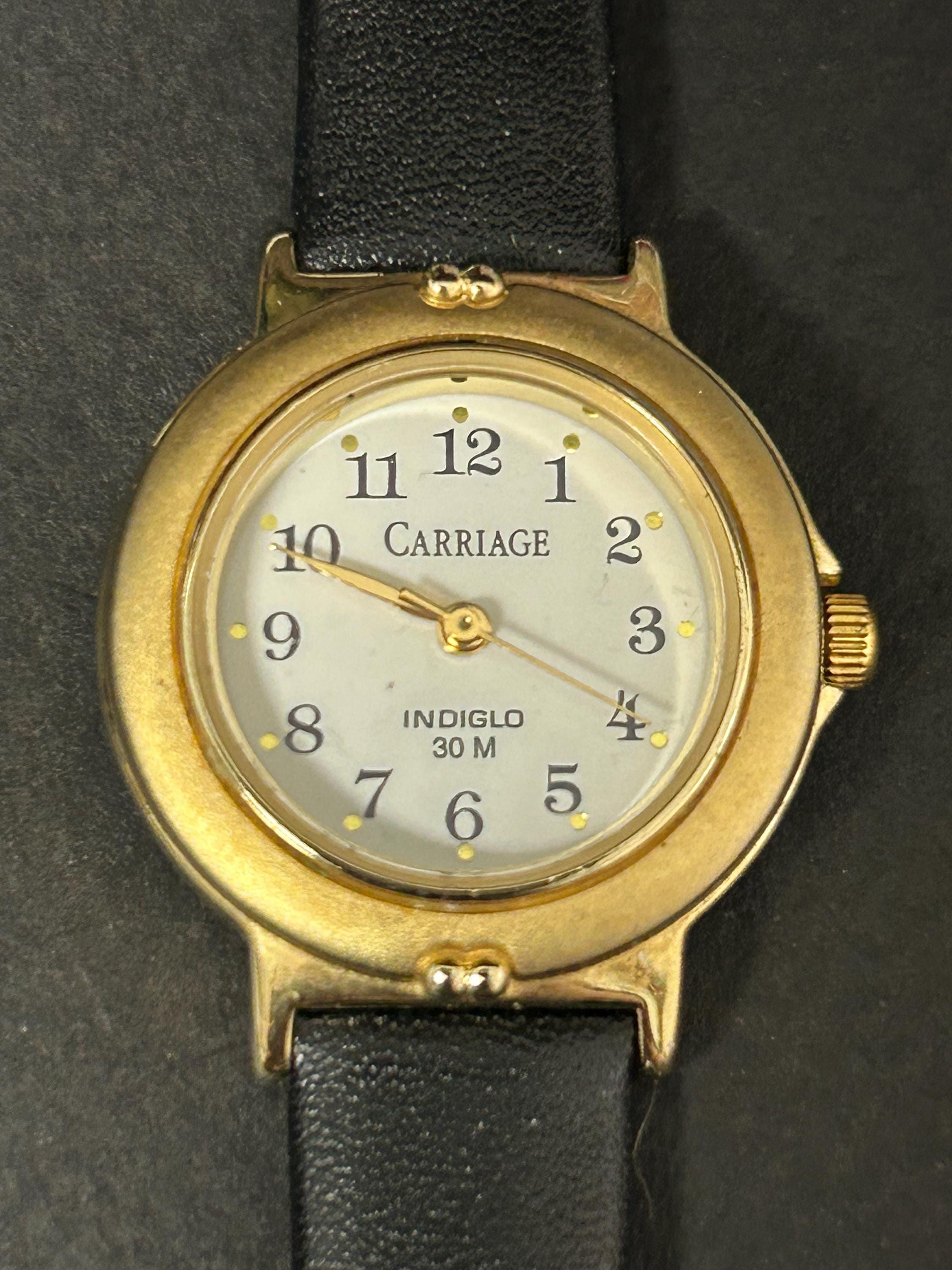 Ladies Vintage Carriage Indiglo by Timex Watch - Etsy display picture 2