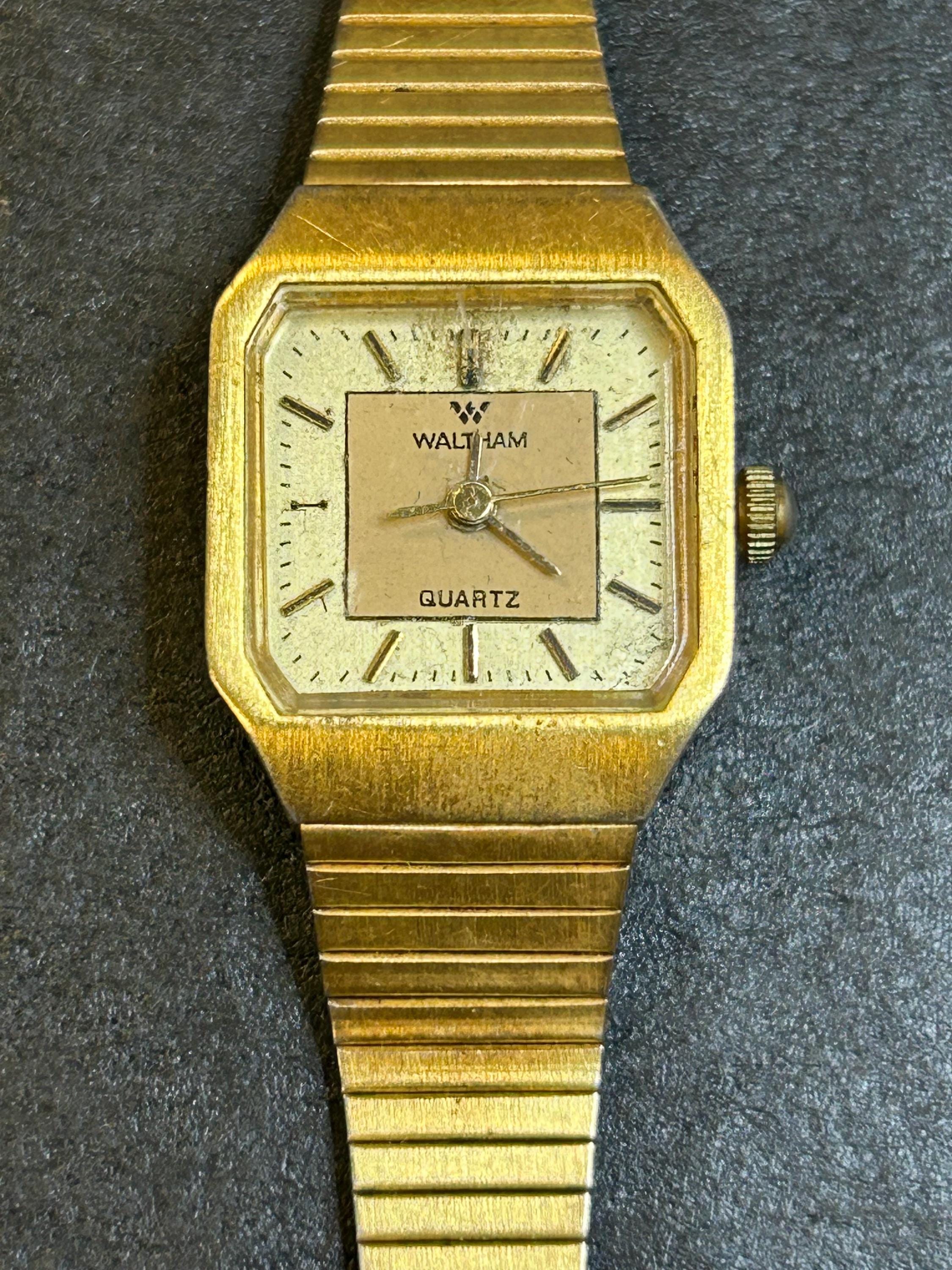 Waltham gold watch - Etsy 日本