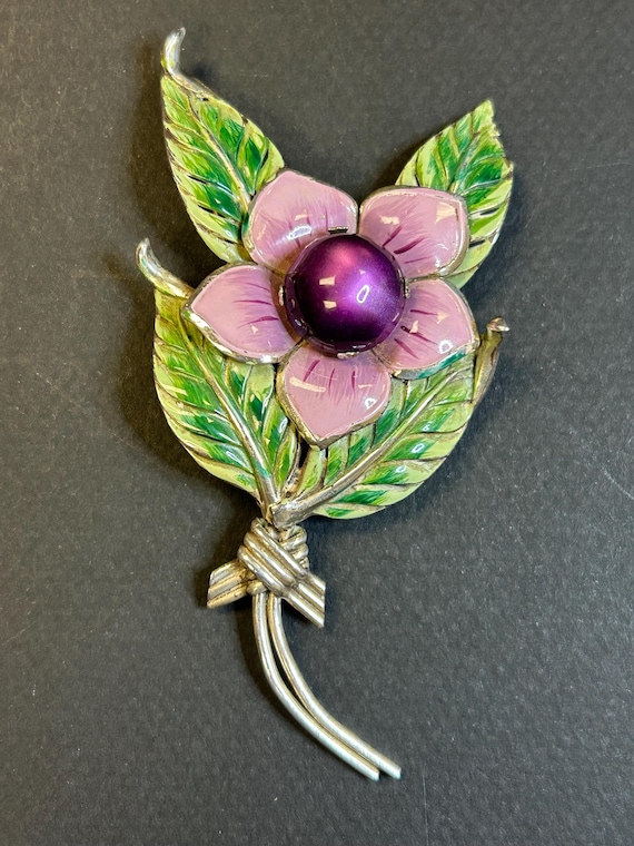 Vintage signed coro purple - Gem