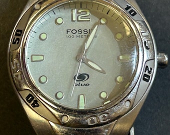 Ladies Fossil Blue water resistant watch