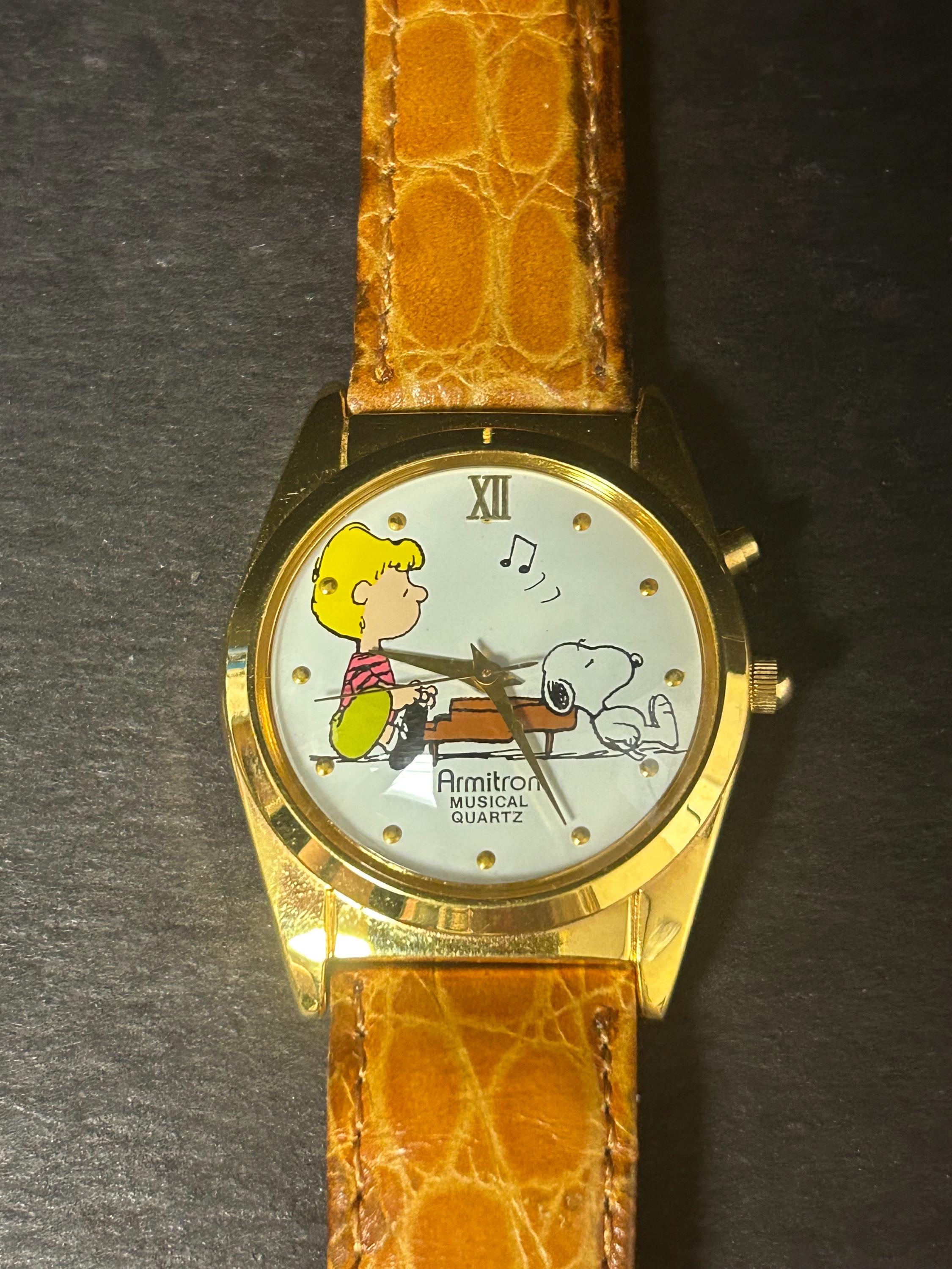 Armitron Snoopy Watch Etsy UK