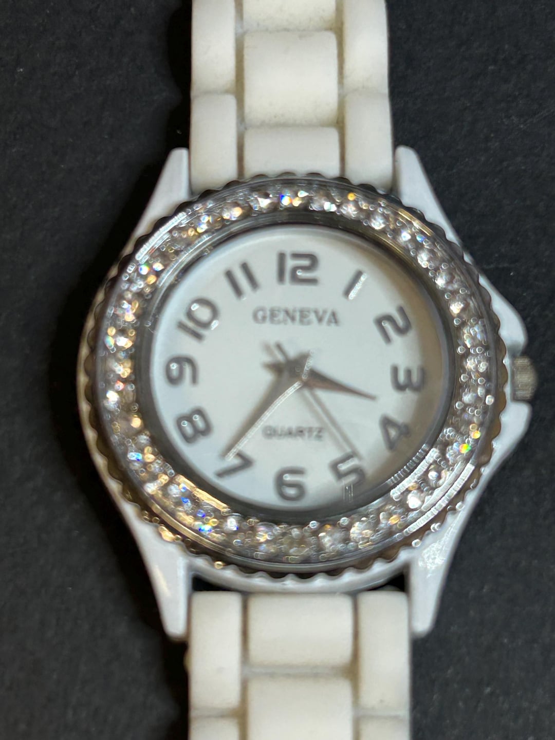 Reloj Geneva Relojes Oro Blanco Mujer Reloj Quartz Geneva Relojes