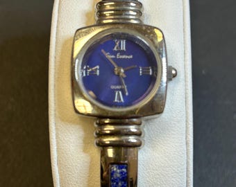Vintage Lapis Lazuli Ladies Watch, Stretchy Watch Band  display picture 1
