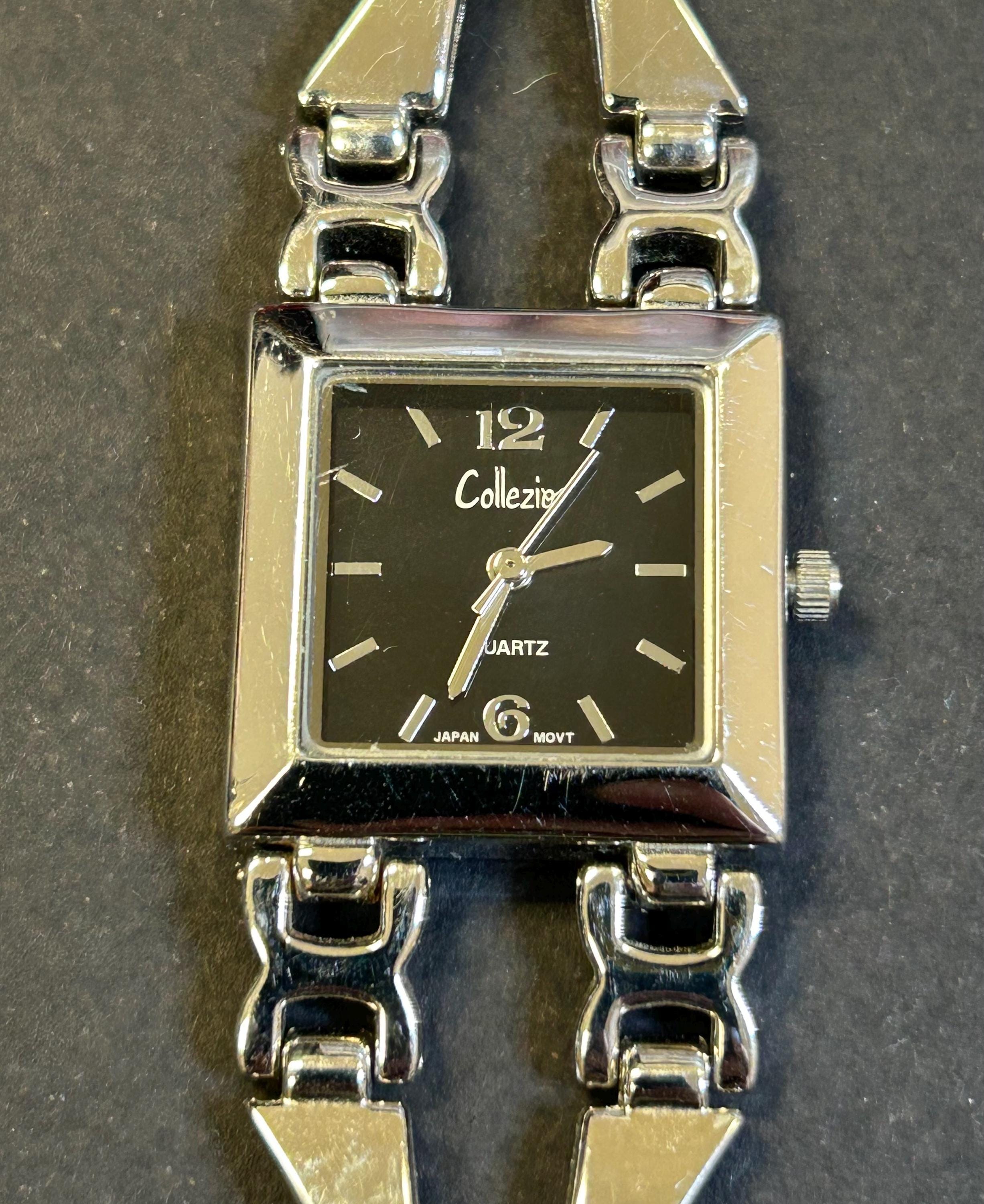 VTG Collezio Women\'s Watch 40MM MOP Dial New Brown‎ Leather Bands New Battery Collezio Watch - Etsy main image 3