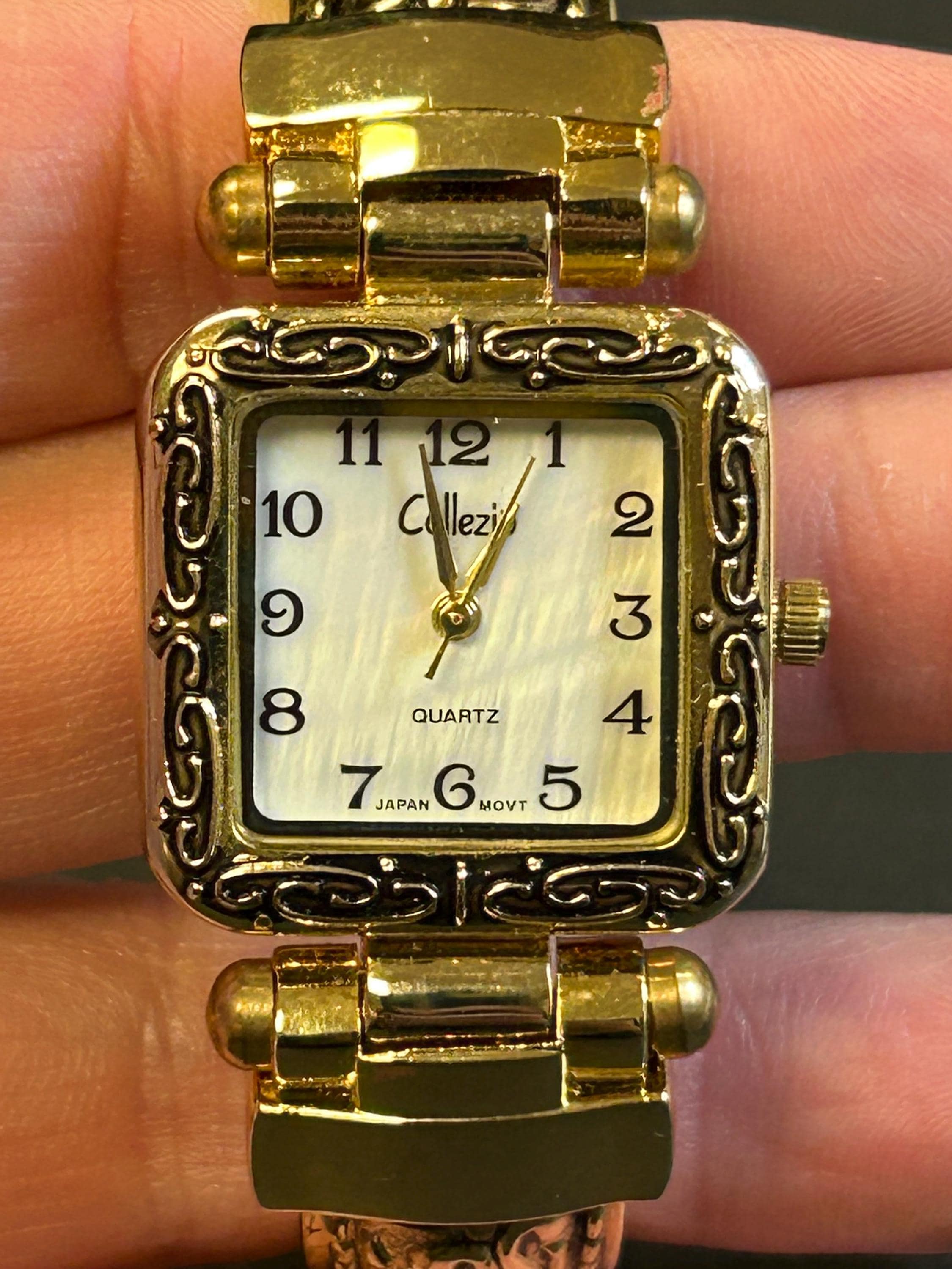 Vintage 1997 Collezio 29mm Women\'s Japan Quartz Two Tone Dress Watch Restored ? COLLEZIO DUAL TIME VINTAGE QUARTZ WATCH $ 185 USD  main image 2