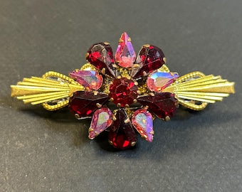Cara Flower Brooch and Seed Pearl Barrette - Etsy display picture 2