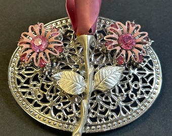 Broche/pasador de pelo vintage hecho a mano