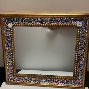 Rhinestone and Swarovski crystal encrusted Mirror