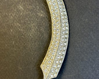 1950s Vintage Pot Metal Feather brooch