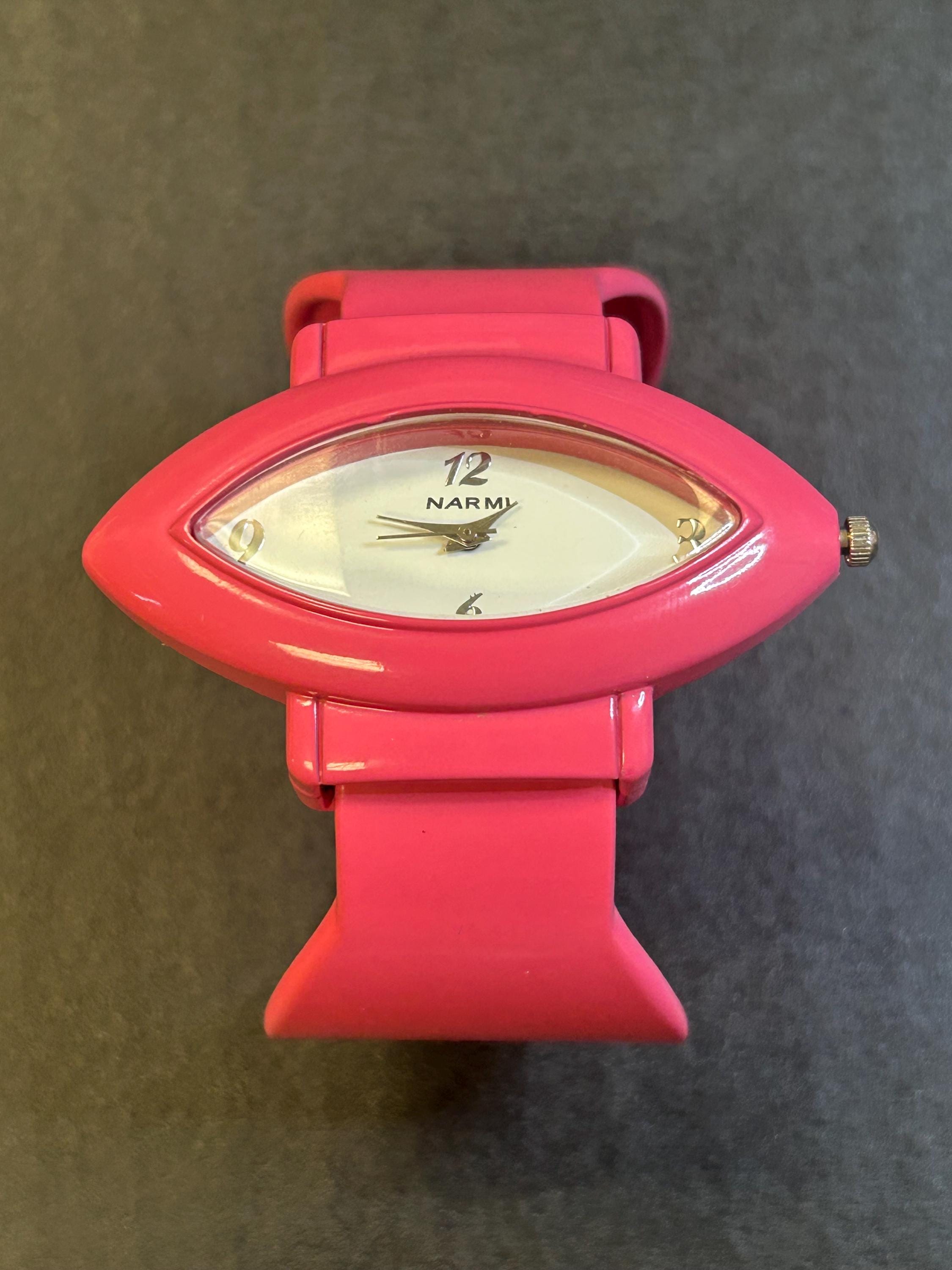 Narmi jelly pink watch Pretty Ladies Narmi Quartz Watch - Pink Band | eBay main image 4