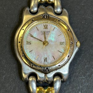Damen Vintage Citrin Elegance Uhr
