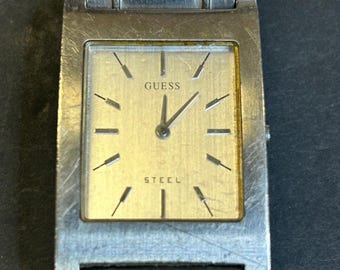 Mens Vintage Guess Steel watch