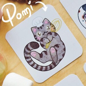 Adesivos: Padaria dos Gatos! (Holográfico)