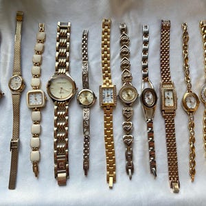 11 gold watches, sold separately