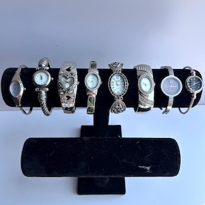 Womens vintage silver watches