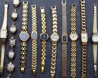 Vintage gold women's watches