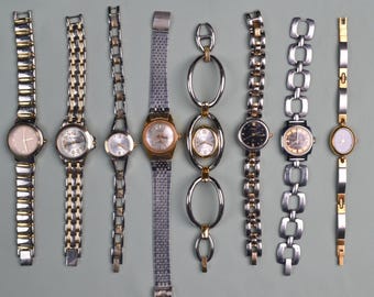 Gold and silver two toned womens watches