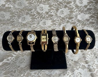 Vintage gold toned womens watches